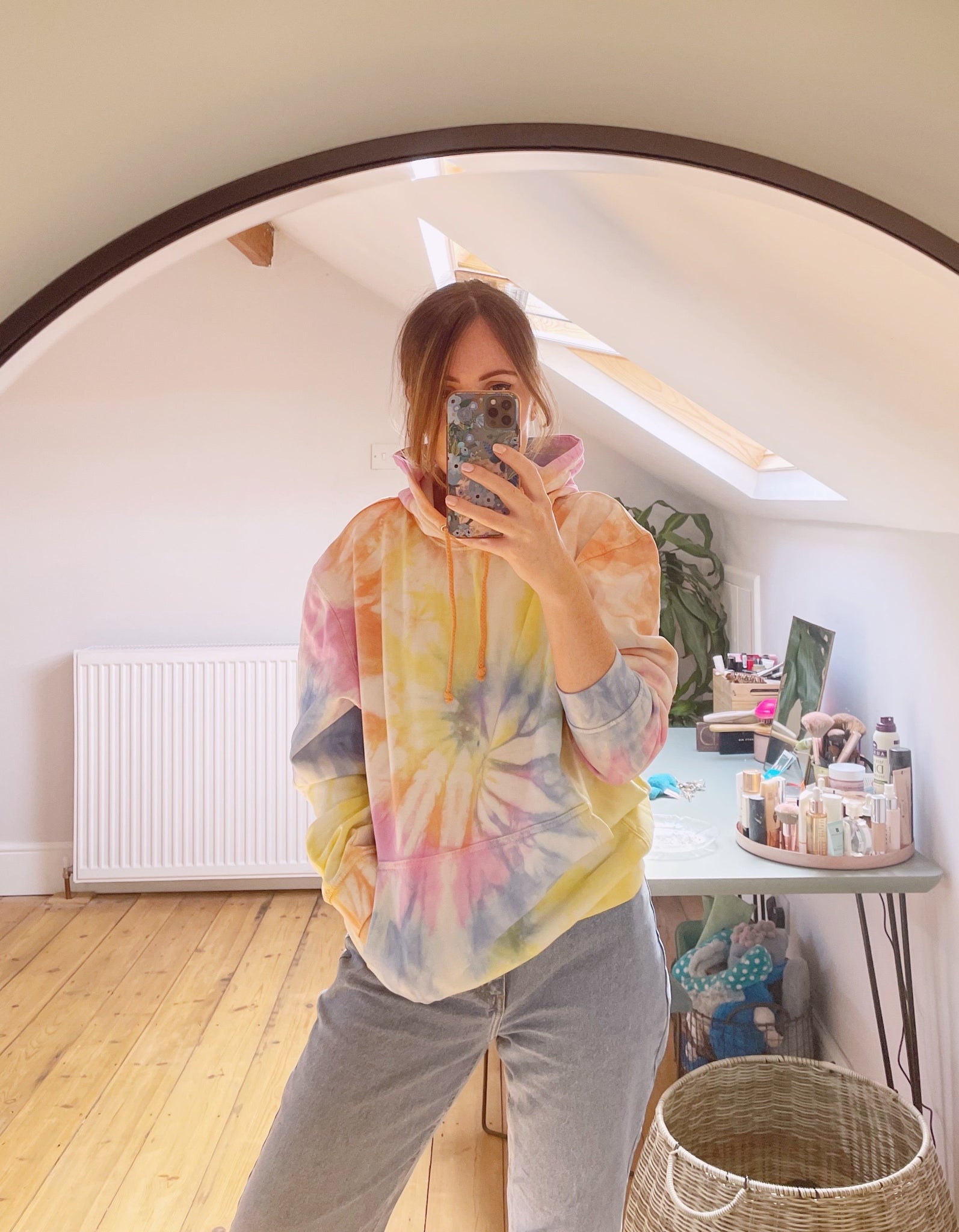 Tie-Dye - Unisex Fit Hooded Sweater - Customisable