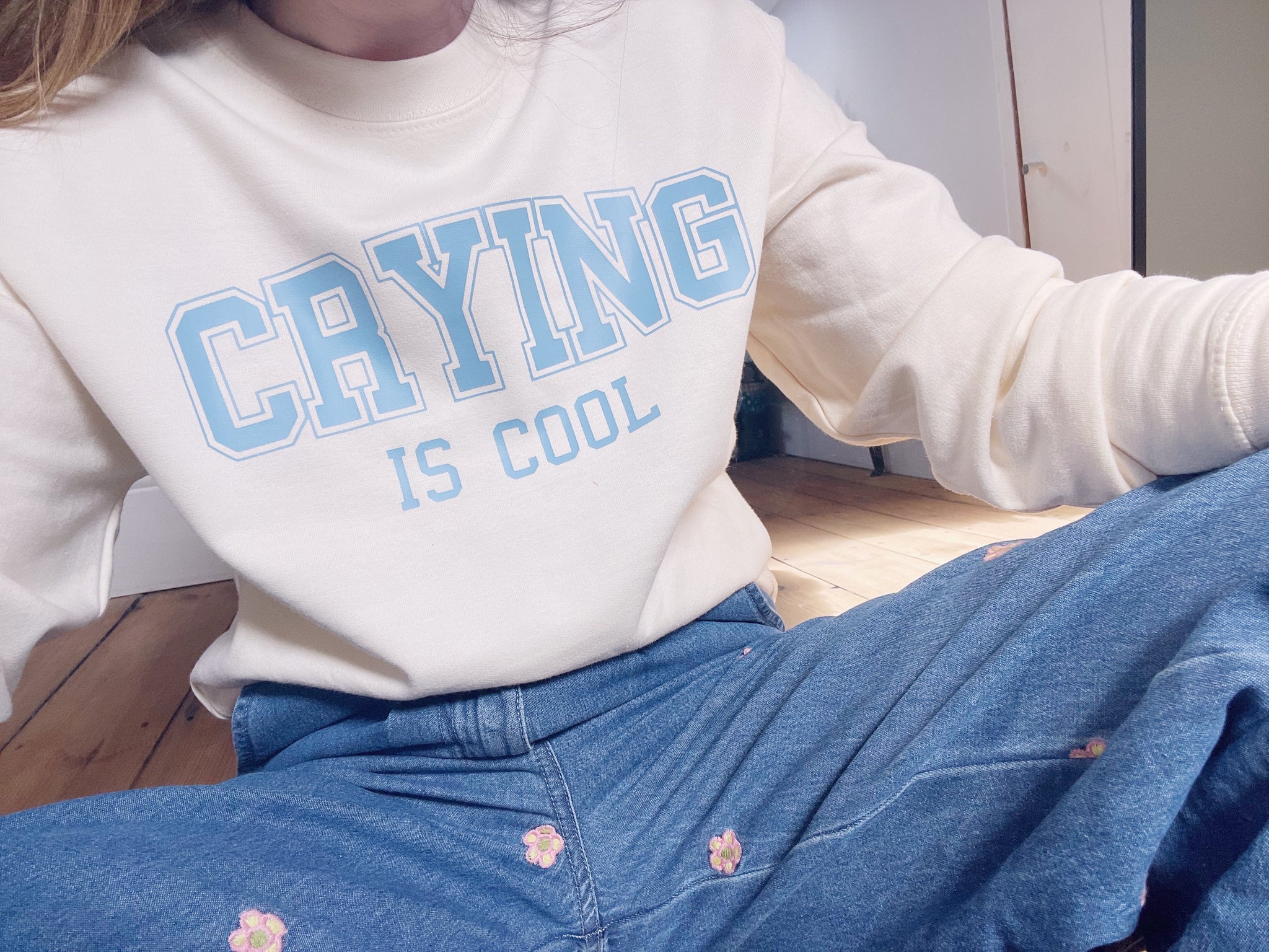 Crying is Cool - Unisex Fit Sweater