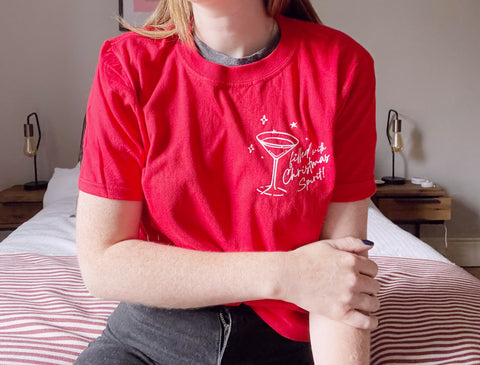 Filled With Christmas Spirits - Unisex Fit T-Shirt