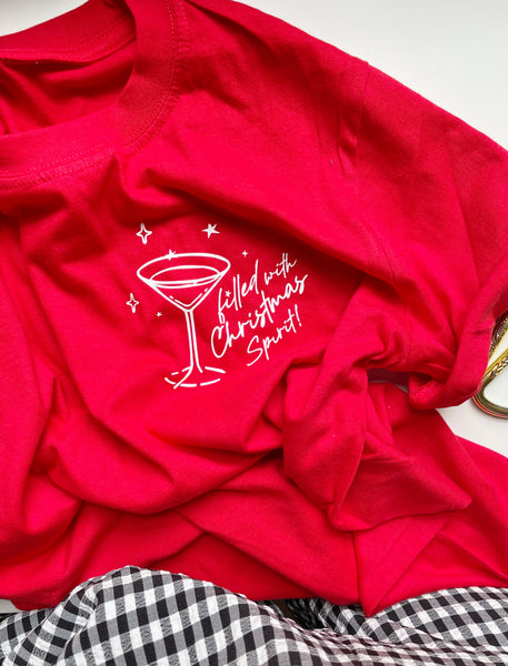 Filled With Christmas Spirits - Unisex Fit T-Shirt