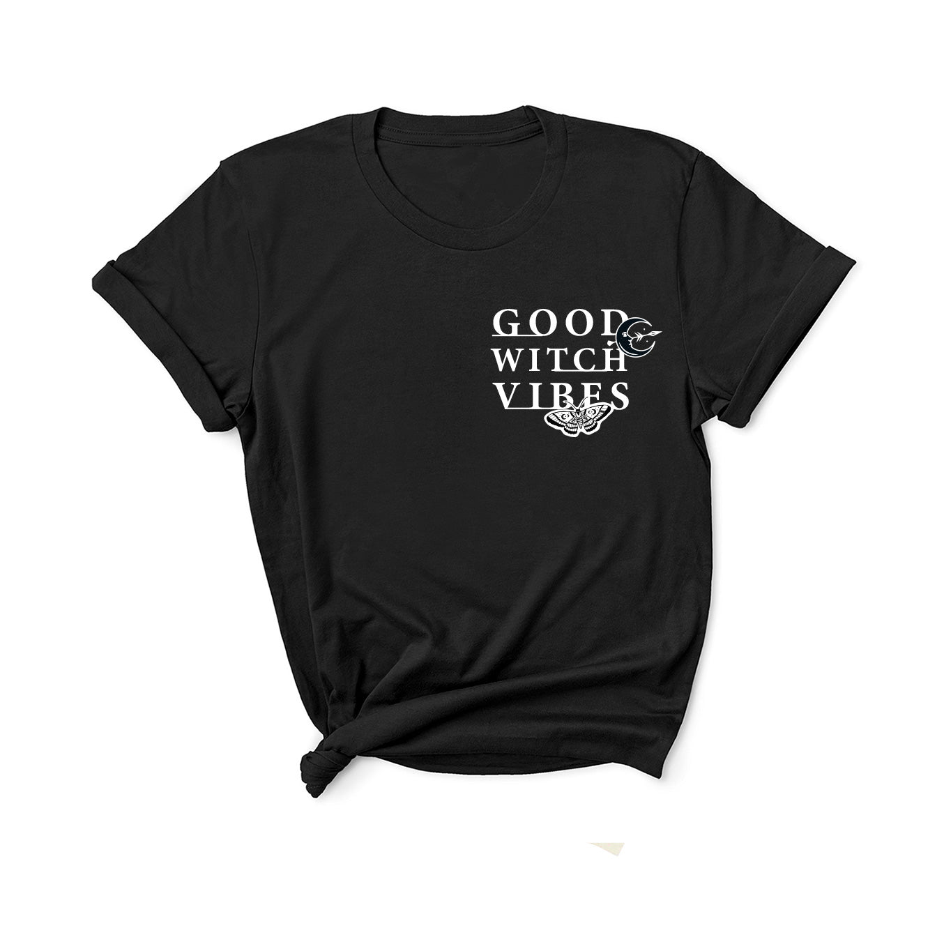 Good Witch Vibes - Front & Back Print - Unisex Fit T-Shirt