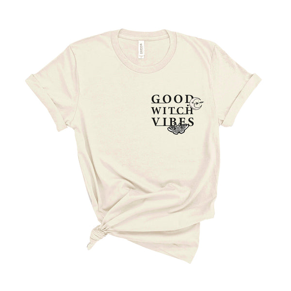 Good Witch Vibes - Front & Back Print - Unisex Fit T-Shirt