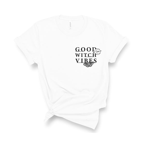 Good Witch Vibes - Front & Back Print - Unisex Fit T-Shirt