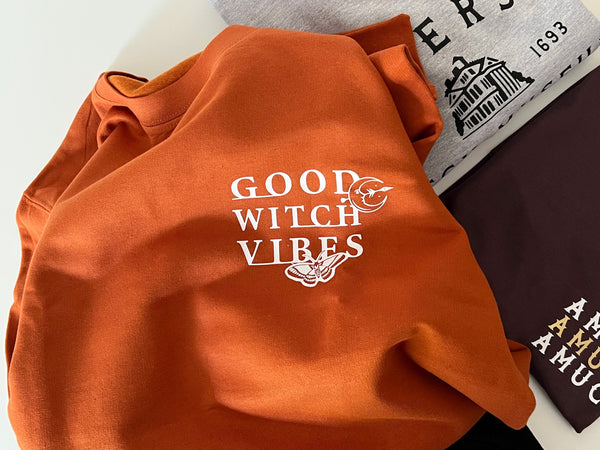 Good Witch Vibes - Front & Back Print - Unisex Fit Sweater