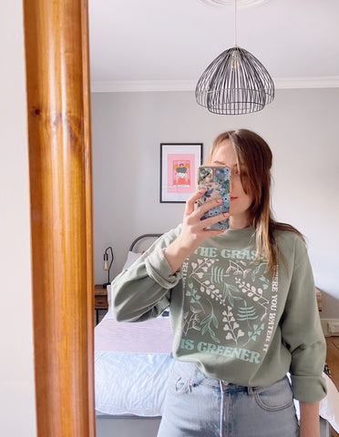 The Grass Is Greener Where You Water It - Unisex Fit Sweater