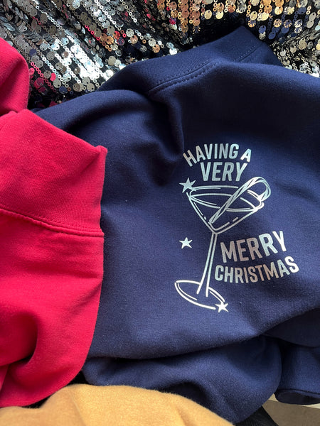 Having a Very Merry Christmas- Unisex Fit Sweater