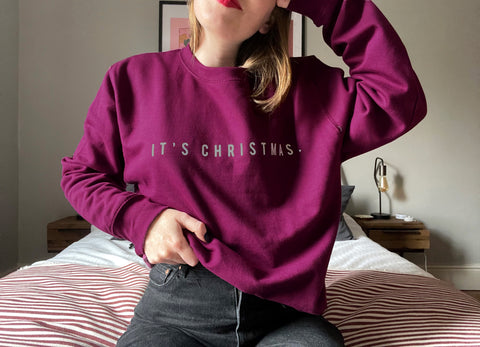 It'S Christmas. - Unisex Fit Sweater