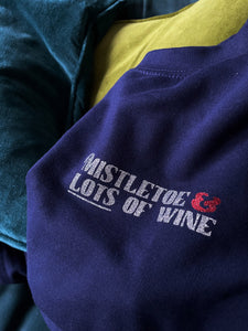 Mistletoe & Lots of Wine - Unisex Fit Sweater
