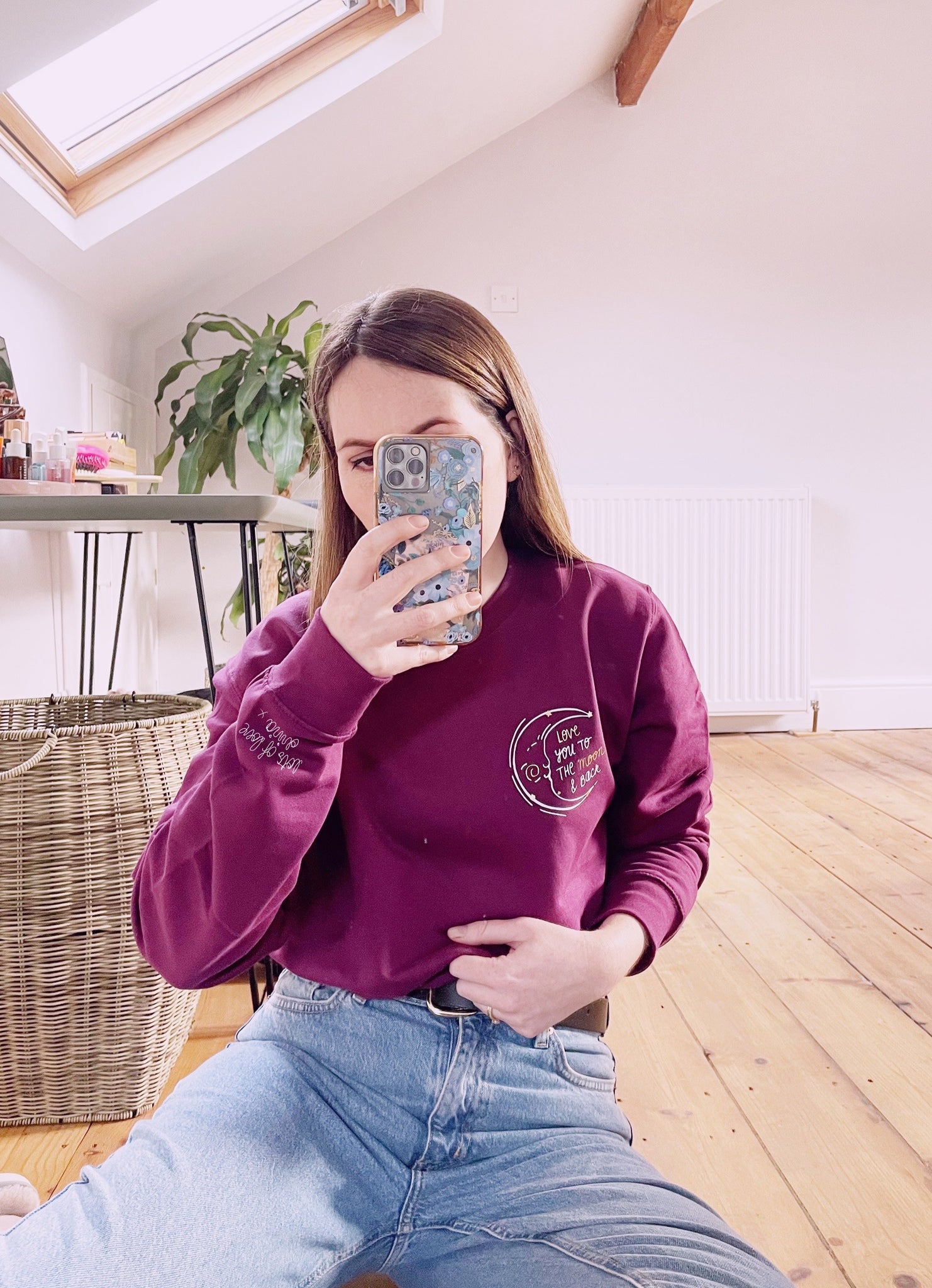 Love You To The Moon & Back - Personalised - Unisex Fit Sweater