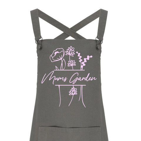 Mum's Garden - Cross Back Lux Apron