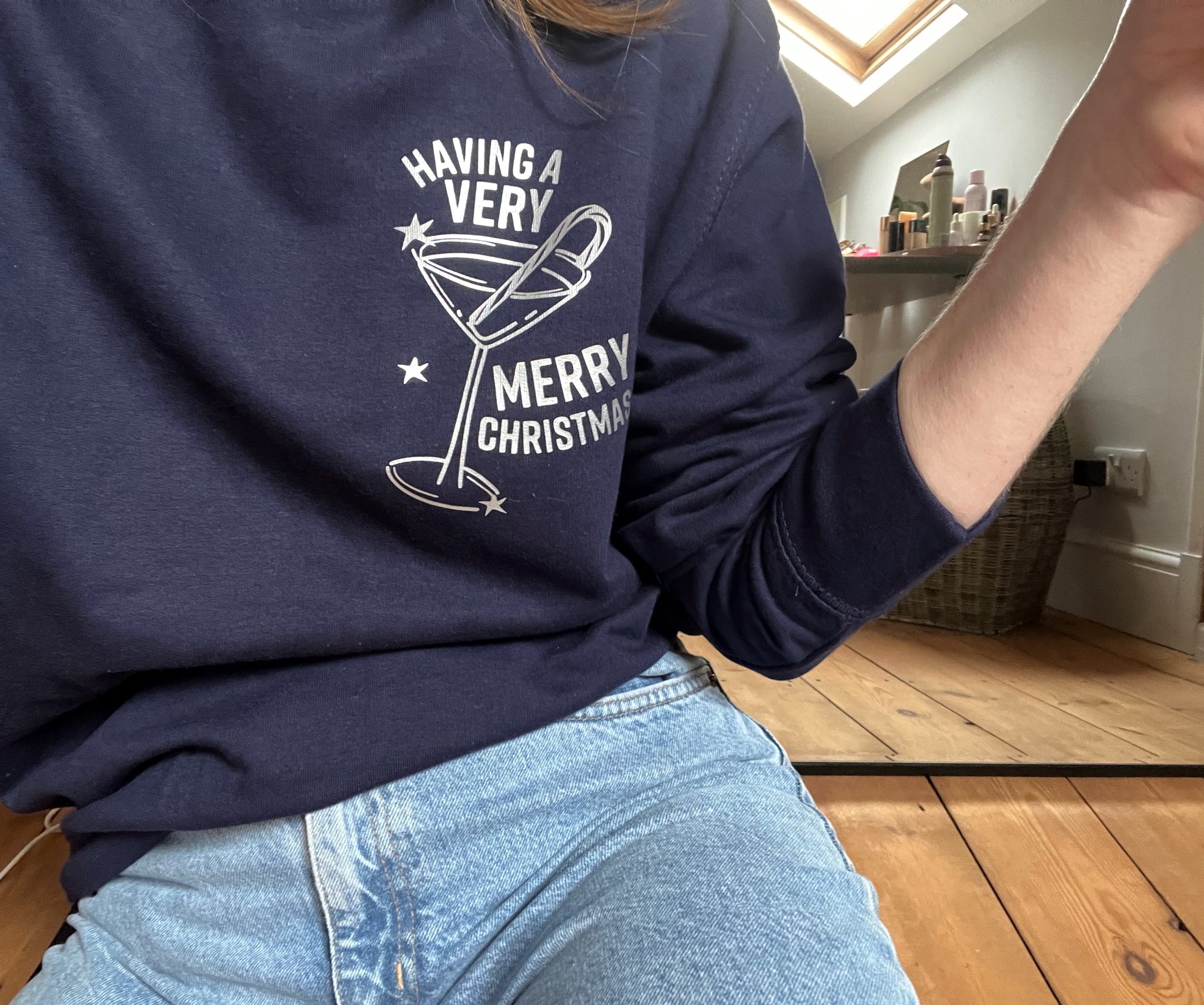 Having a Very Merry Christmas- Unisex Fit Sweater