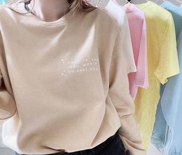 What's for you won't go past you - Unisex Fit Sweater