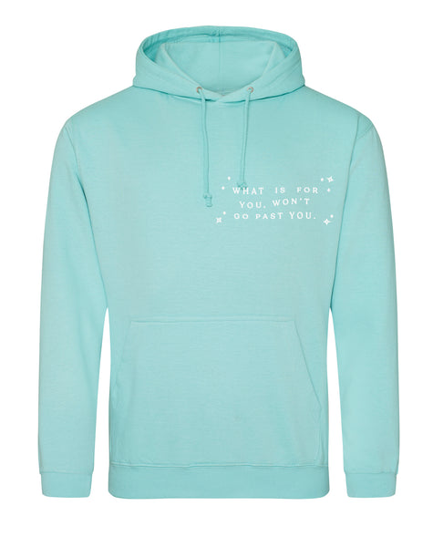 What Is For You Won't Go Past You - Unisex Fit Hooded Sweater