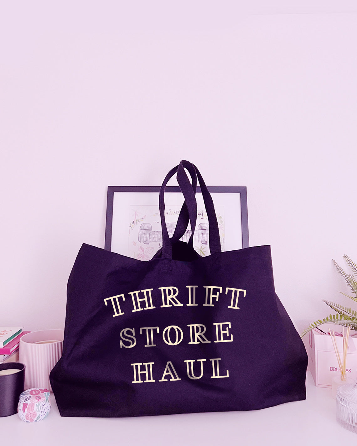 Thrift Store Haul - Super Huge Canvas Tote Bag – Kelham Print
