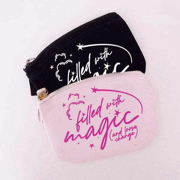Filled With Magic (and loose change!) - Zip Up Purse