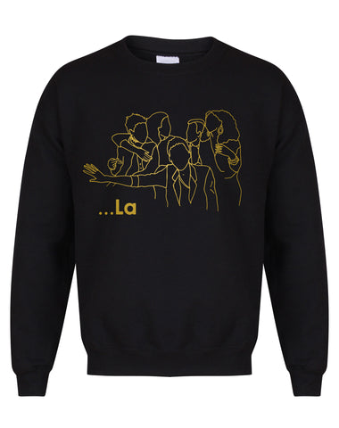 La - It's A Sin - Unisex Fit Sweater-Leoras Attic-Kelham Print