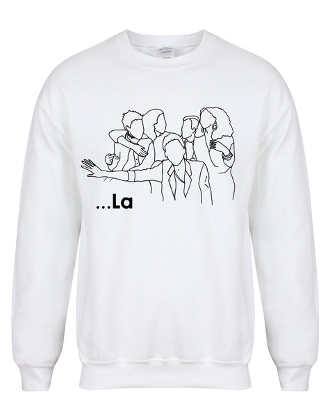 La - It's A Sin - Unisex Fit Sweater-Leoras Attic-Kelham Print