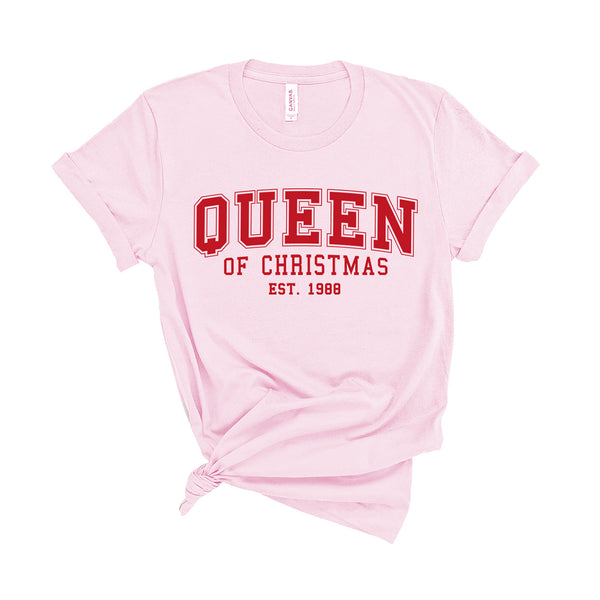 Queen of Christmas -  Personalised Year - Unisex Fit T-Shirt