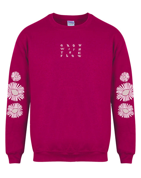 Grow with the Flow - Unisex Fit Sleeve Detail Sweater