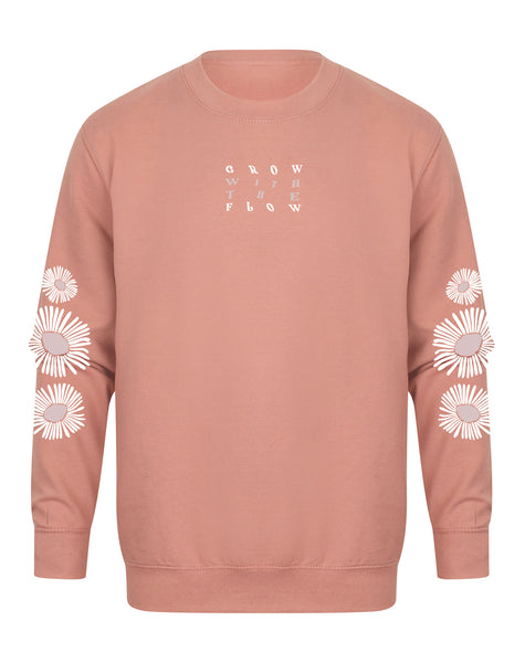 Grow with the Flow - Unisex Fit Sleeve Detail Sweater
