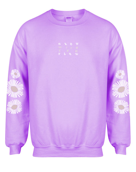 Grow with the Flow - Unisex Fit Sleeve Detail Sweater