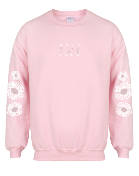 Grow with the Flow - Unisex Fit Sleeve Detail Sweater