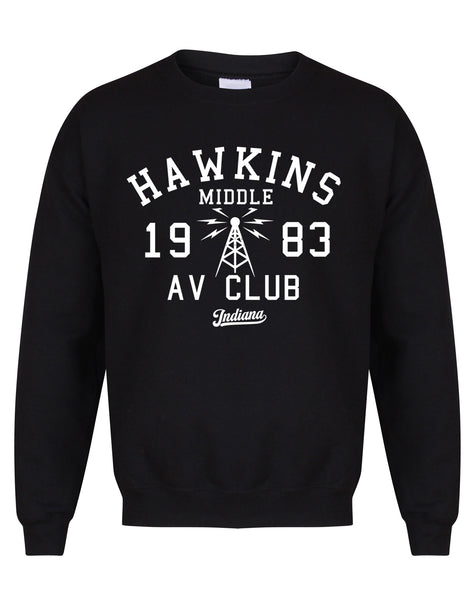 Hawkins Middle AV Club 1983 Indiana - Unisex Fit Sweater