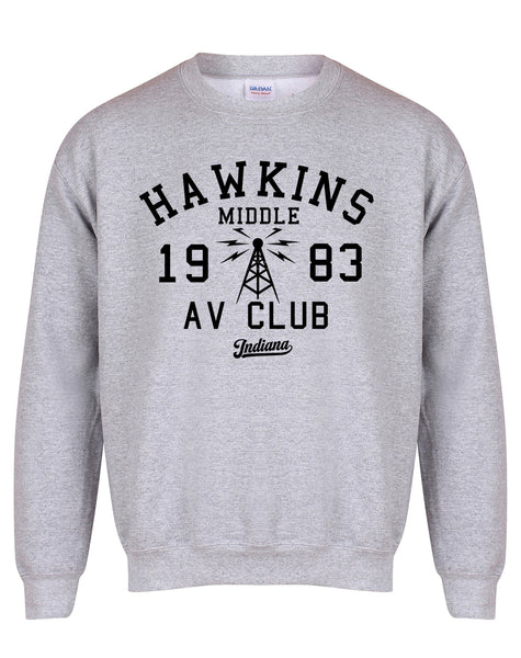 Hawkins Middle AV Club 1983 Indiana - Unisex Fit Sweater