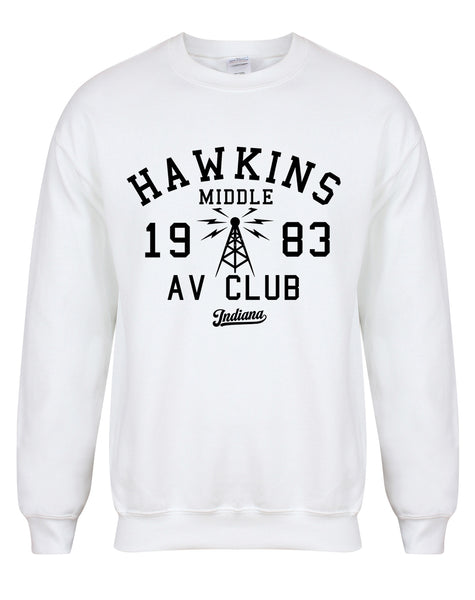 Hawkins Middle AV Club 1983 Indiana - Unisex Fit Sweater