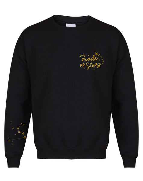 Made of Stars - Personalised Constellation - Unisex Kids Sweater