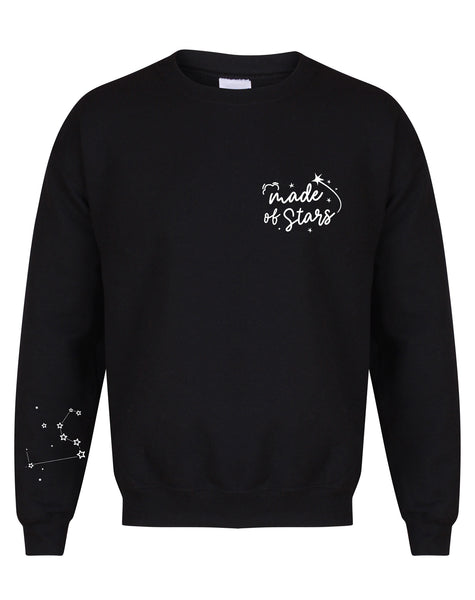 Made of Stars - Personalised Constellation/Star Sign - Unisex Fit Sweater