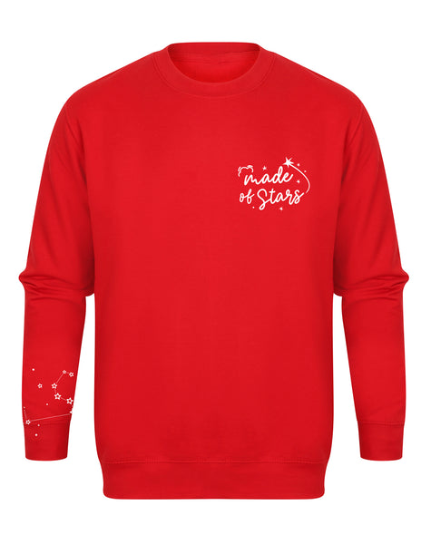 Made of Stars - Personalised Constellation - Unisex Kids Sweater