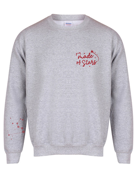 Made of Stars - Personalised Constellation/Star Sign - Unisex Fit Sweater