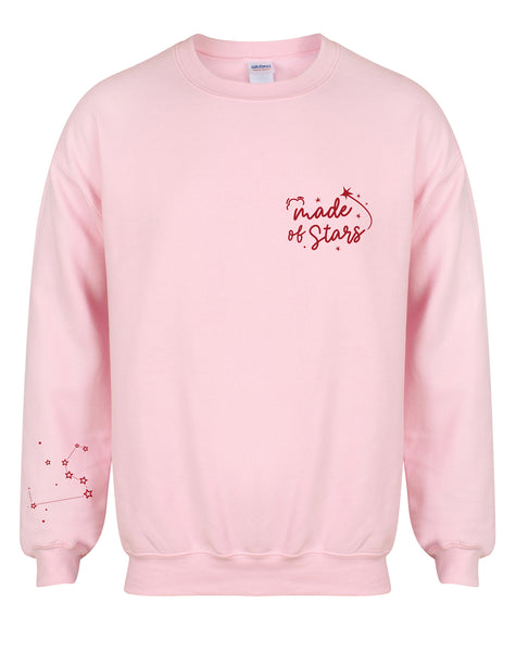 Made of Stars - Personalised Constellation/Star Sign - Unisex Fit Sweater