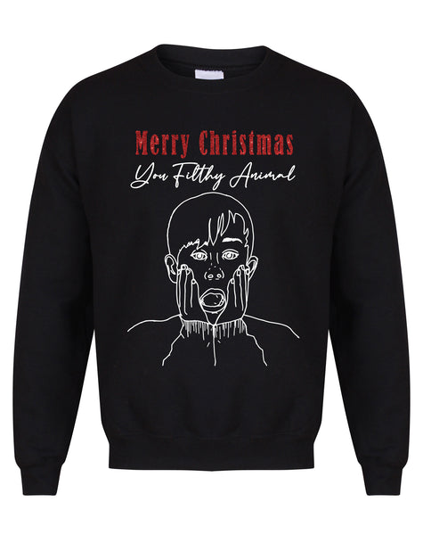 Merry Christmas Ya Filthy - Unisex Fit Sweater
