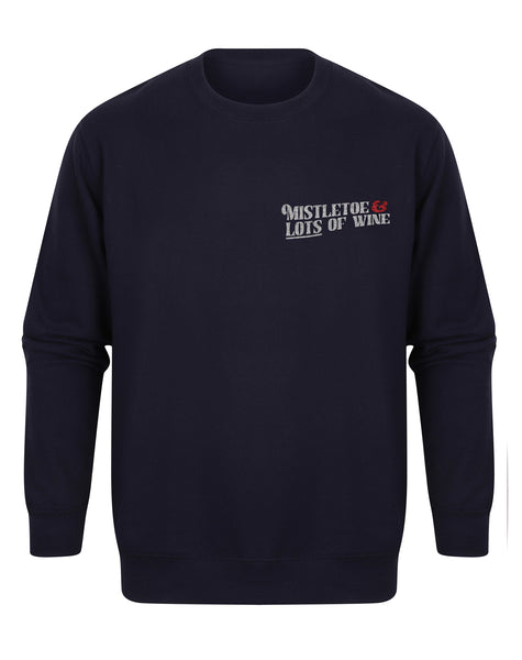 Mistletoe & Lots of Wine - Unisex Fit Sweater
