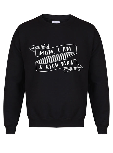 Mom, I Am a Rich Man - Unisex Fit Sweater-Kelham Print