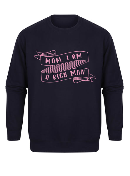 Mom, I Am a Rich Man - Unisex Fit Sweater-Kelham Print