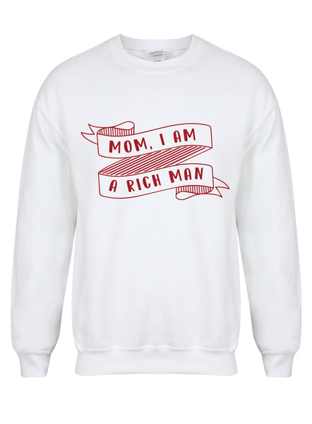 Mom, I Am a Rich Man - Unisex Fit Sweater-Kelham Print