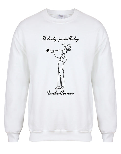 Nobody Puts Baby In The Corner - Unisex Fit Sweater-Leoras Attic-Kelham Print