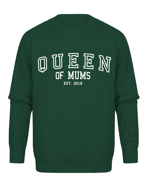 Queen of Mums - Personalised Year - Unisex Fit Sweater