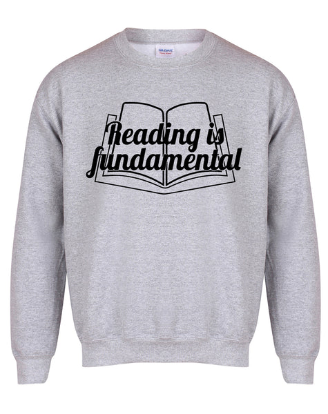 Reading Is Fundamental - Unisex Fit Sweater-All Products-Kelham Print