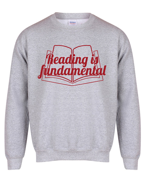 Reading Is Fundamental - Unisex Fit Sweater-All Products-Kelham Print