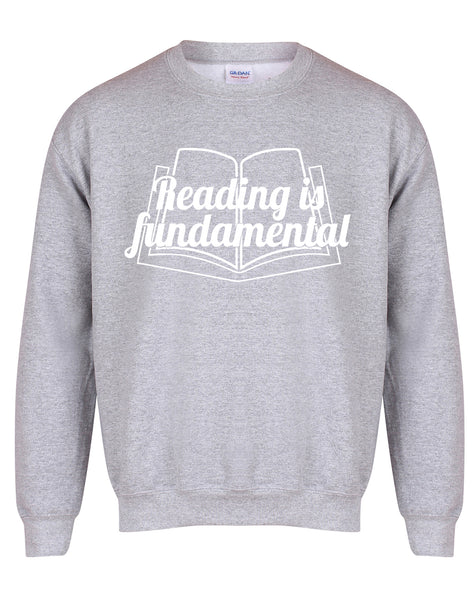 Reading Is Fundamental - Unisex Fit Sweater-All Products-Kelham Print