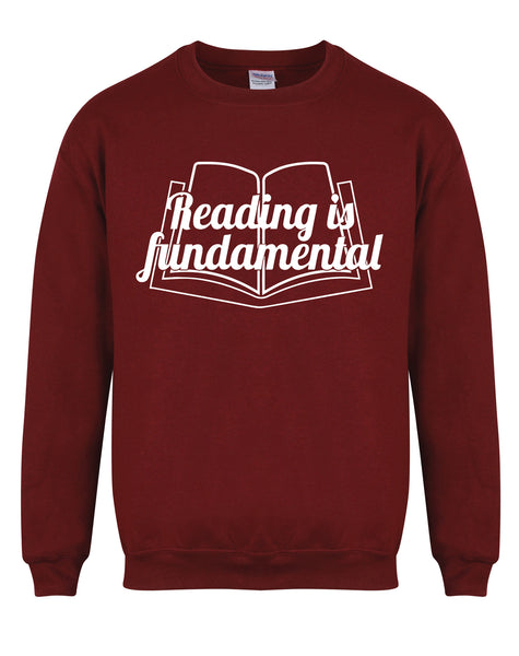 Reading Is Fundamental - Unisex Fit Sweater-All Products-Kelham Print