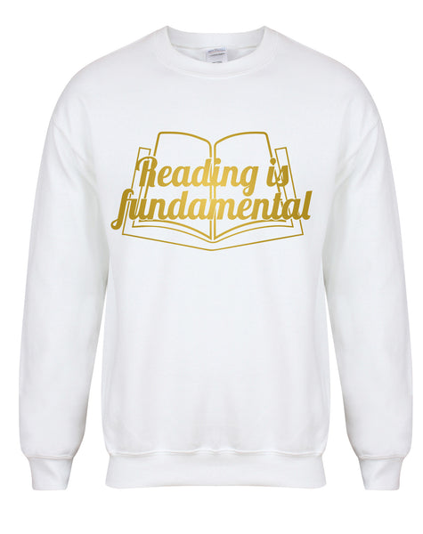 Reading Is Fundamental - Unisex Fit Sweater-All Products-Kelham Print