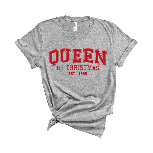 Queen of Christmas -  Personalised Year - Unisex Fit T-Shirt