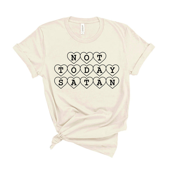 Not Today Satan - Unisex Fit T-Shirt-Kelham Print