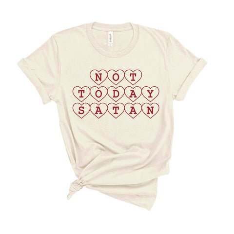 Not Today Satan - Unisex Fit T-Shirt-Kelham Print