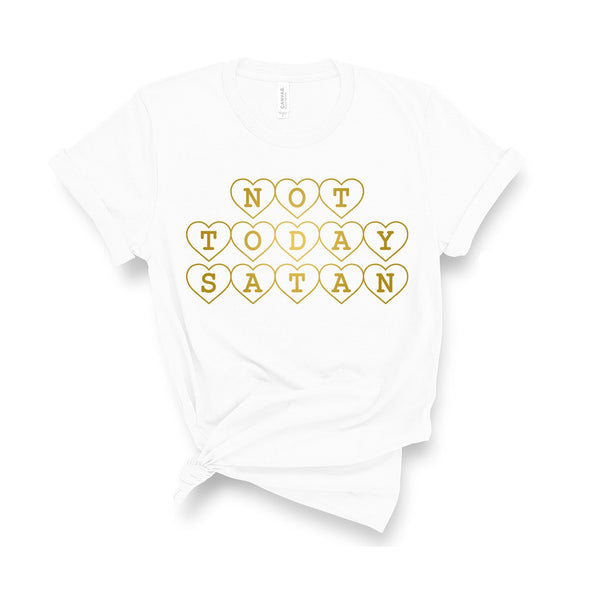 Not Today Satan - Unisex Fit T-Shirt-Kelham Print